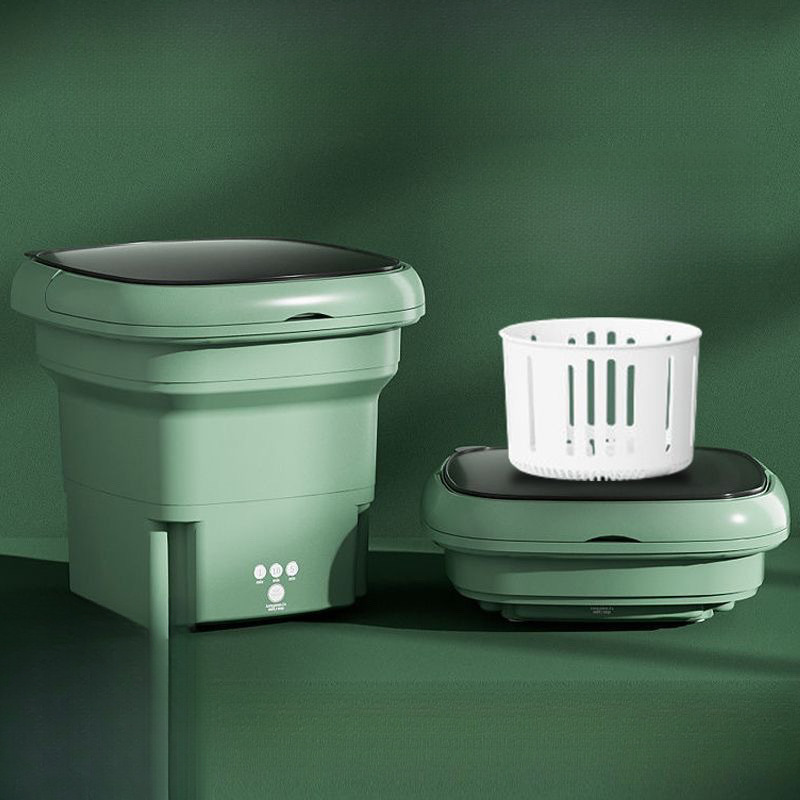 可折叠洗衣机小型洗脱两用宿舍内衣洗衣机袜子机蓝光脱水家用专用