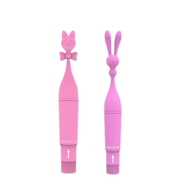 Pequeña Hada de la miel de frijol palo del clítoris burlas vibración masturbación femenina G-Point equipo de masaje AV stick pluma clímax suministros para adultos