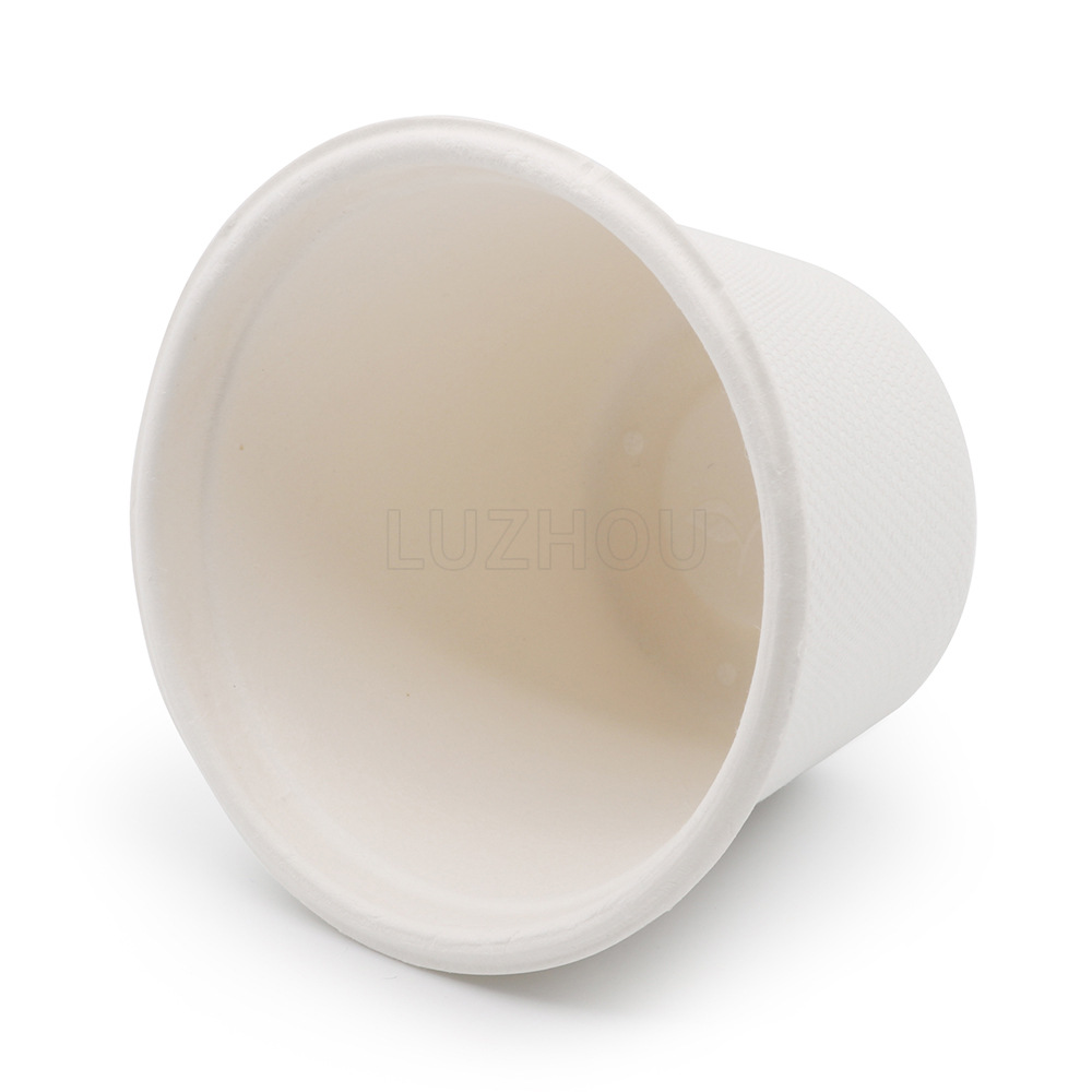 Shaoneng oasis fábrica al por mayor de caña de azúcar desechable protección del medio ambiente vajilla 4 oz salsa taza degradable tazón de papel