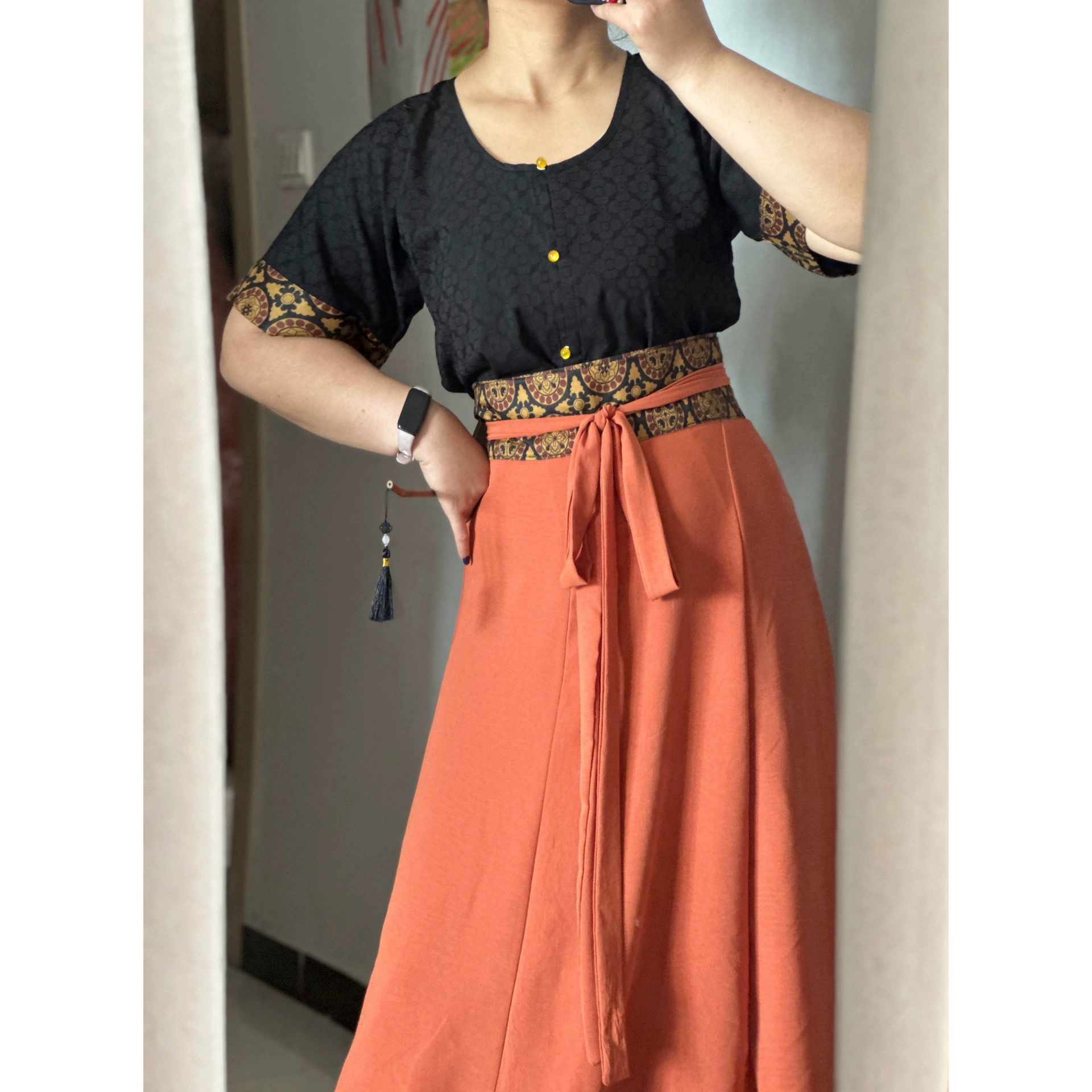 Tanlunyuan 4.27 20:00 Лето Ханфу в стиле Тан с половиной рукавов на каждый день Универсальный Ханфу в стиле Тан Ruqun династии Хань.