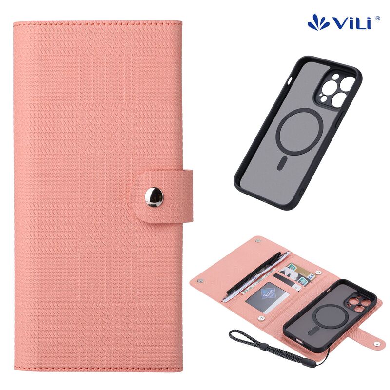 Vili Is Suitable for Iphone13 Pro Wallet Magsafe Case Apple 13Promax Cross-Border E-Commerce Direct Supply
