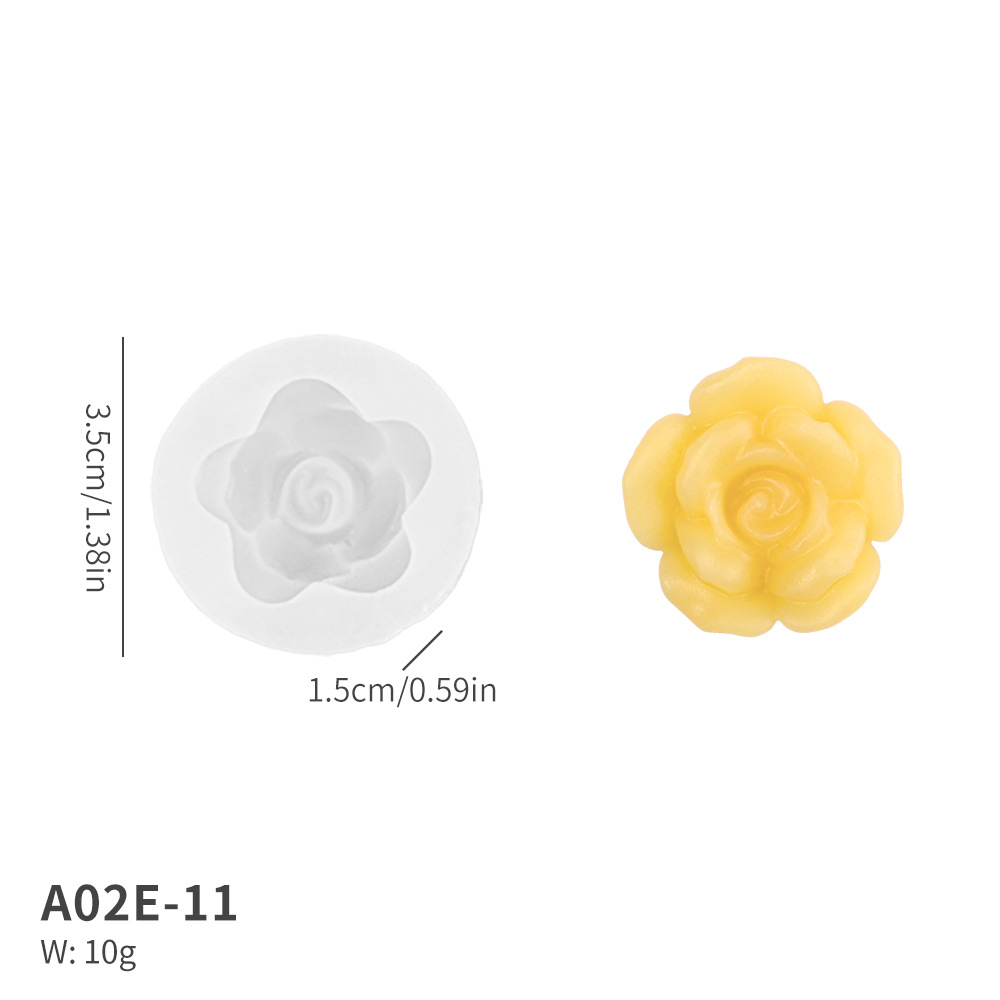 캔들몰드_A02E-11 장미꽃