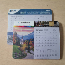 2026年翻页日历鼠标垫定制批发 /多功能多页广告礼品日历滑鼠垫