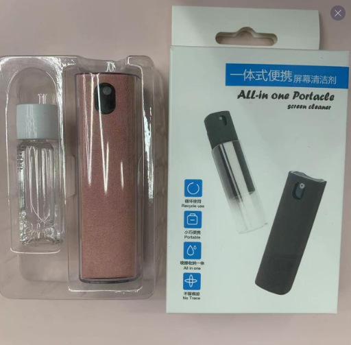 Limpiador de pantalla del teléfono móvil tableta digital pantalla de control central del coche súper terciopelo cepillo de limpieza 10ML suplemento líquido