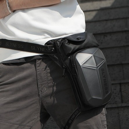 Cross-border exclusive new men's chest bag, casual outdoor tactical waterproof crossbody waist bag, outdoor sports leg bag