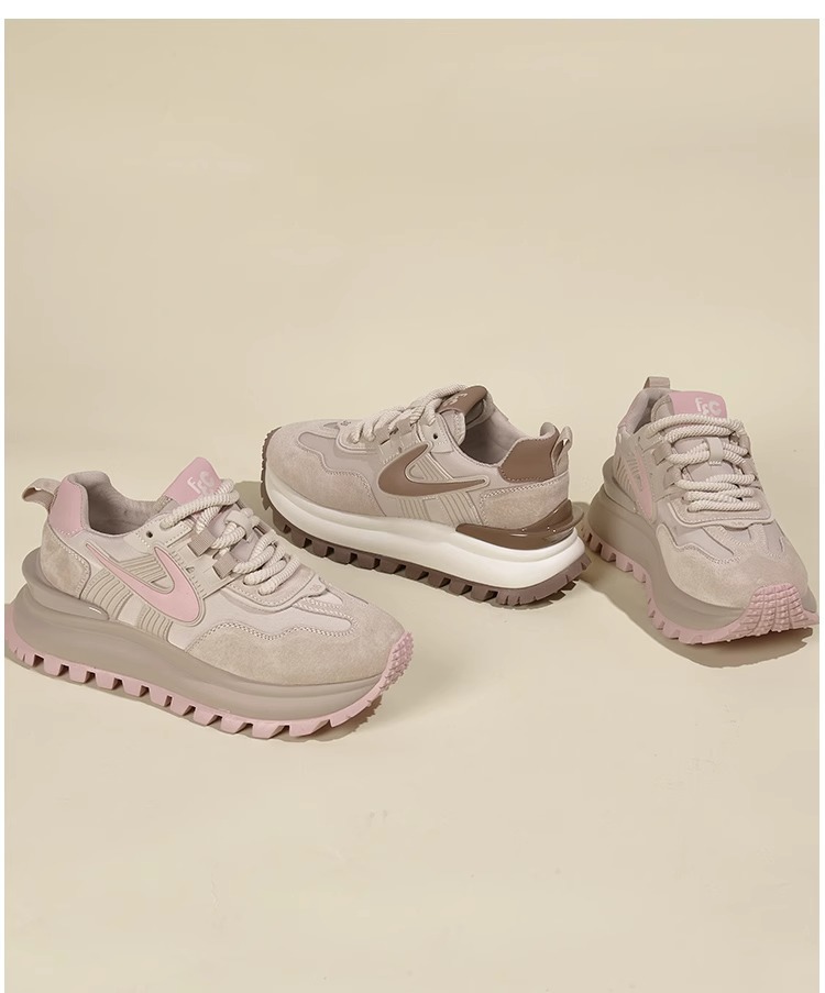 Brown Platform Sneakers