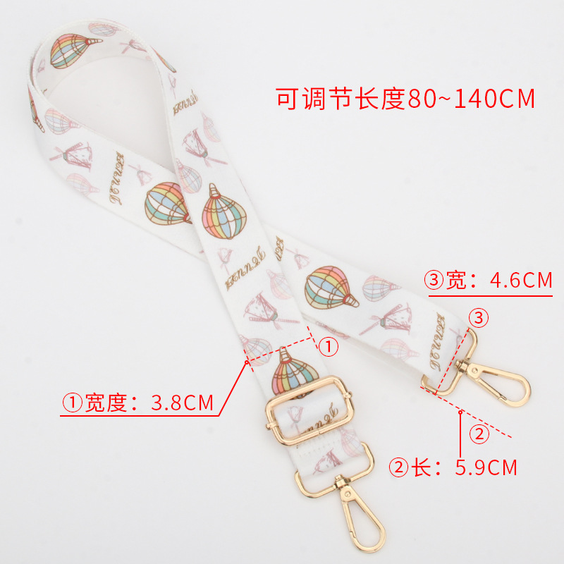 Estilo étnico bolsa correa de hombro Correa crossbody accesorios ancho solo comprar correa de reemplazo transfronterizo bolsa de hombro bolso de las mujeres accesorios ajustables