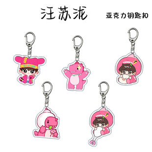 Wang Sulong Concert Ten Thousand Volts Peripheral Support High-Looking Student Schoolbag Acrylic Pendant Keychain