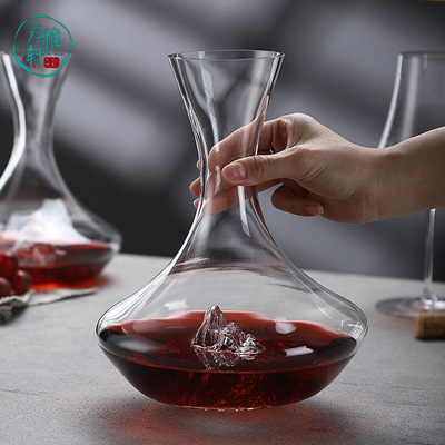 TZ manual crystal decanter red wine Wine separator originality Snow breathing decanter Wine flagon