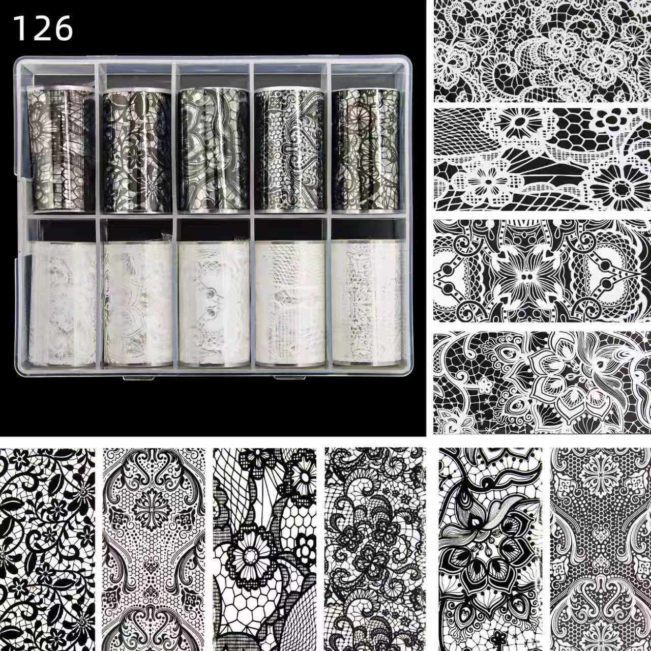 NO.126 흑백 레이스