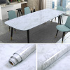 Marble sticker on wall, waterproof kitchen, self-adhesive table wallpapers