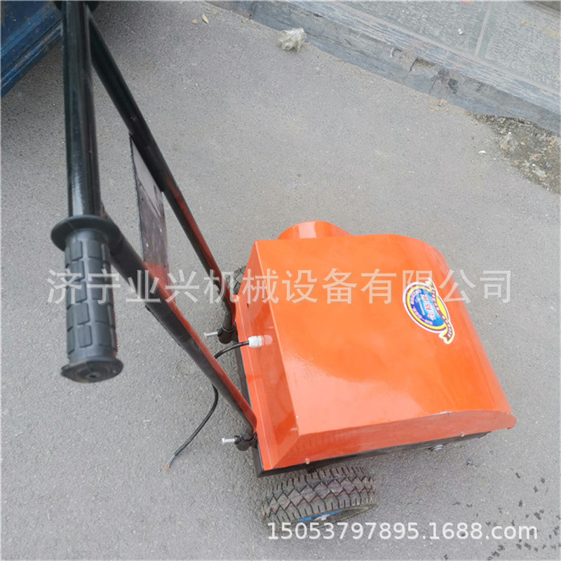 彩钢瓦除锈机 手推式平面钢板丝轮打磨机 板材抛光电动打磨机