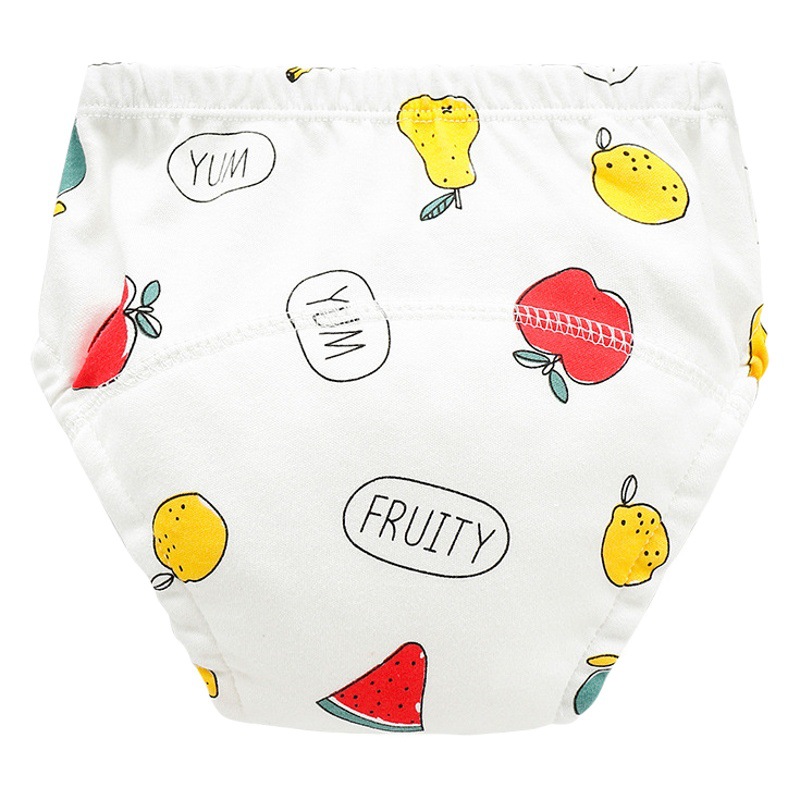 Baby's Diaper Pocket Cotton Waterproof Diaper Anti-Side Leakage Cloth Diaper Baby Toilet Training Pants Breathable and Washable