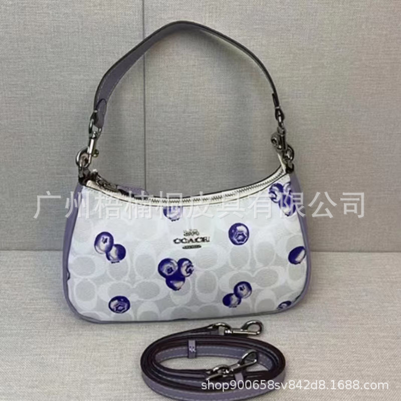 寇驰蔻c家新款女包teri腋下包经典老花单肩月牙包手提斜挎麻将包|undefined