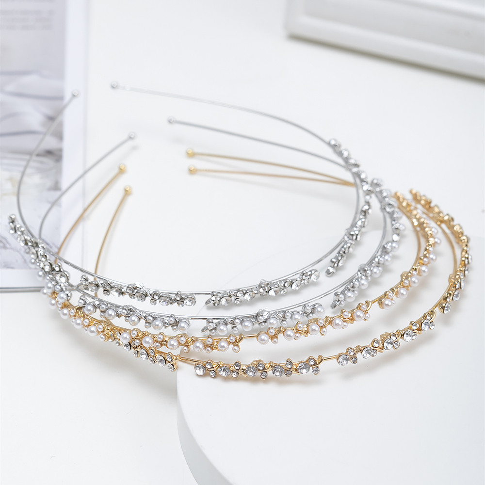 El mismo estilo diadema exquisito estilo princesa Cruz rhinestone accesorios para el cabello de alto grado Súper Hada personalidad de alto grado tocado diadema hembra