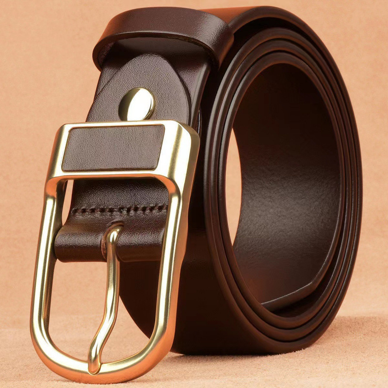 Popular Hot-Selling Men's Pin Buckle Belt, Youth Casual Jeans Belt, Versatile Trendy Belt, Manufacturer Wholesale