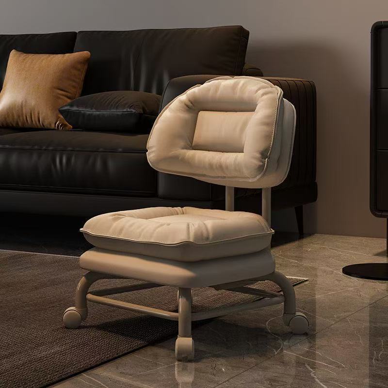 Rotatable Floor Backrest Chair Universal Wheel Cloud Small Stool Pulley Low Stool Household Children's Stool Toddler Wheelchair