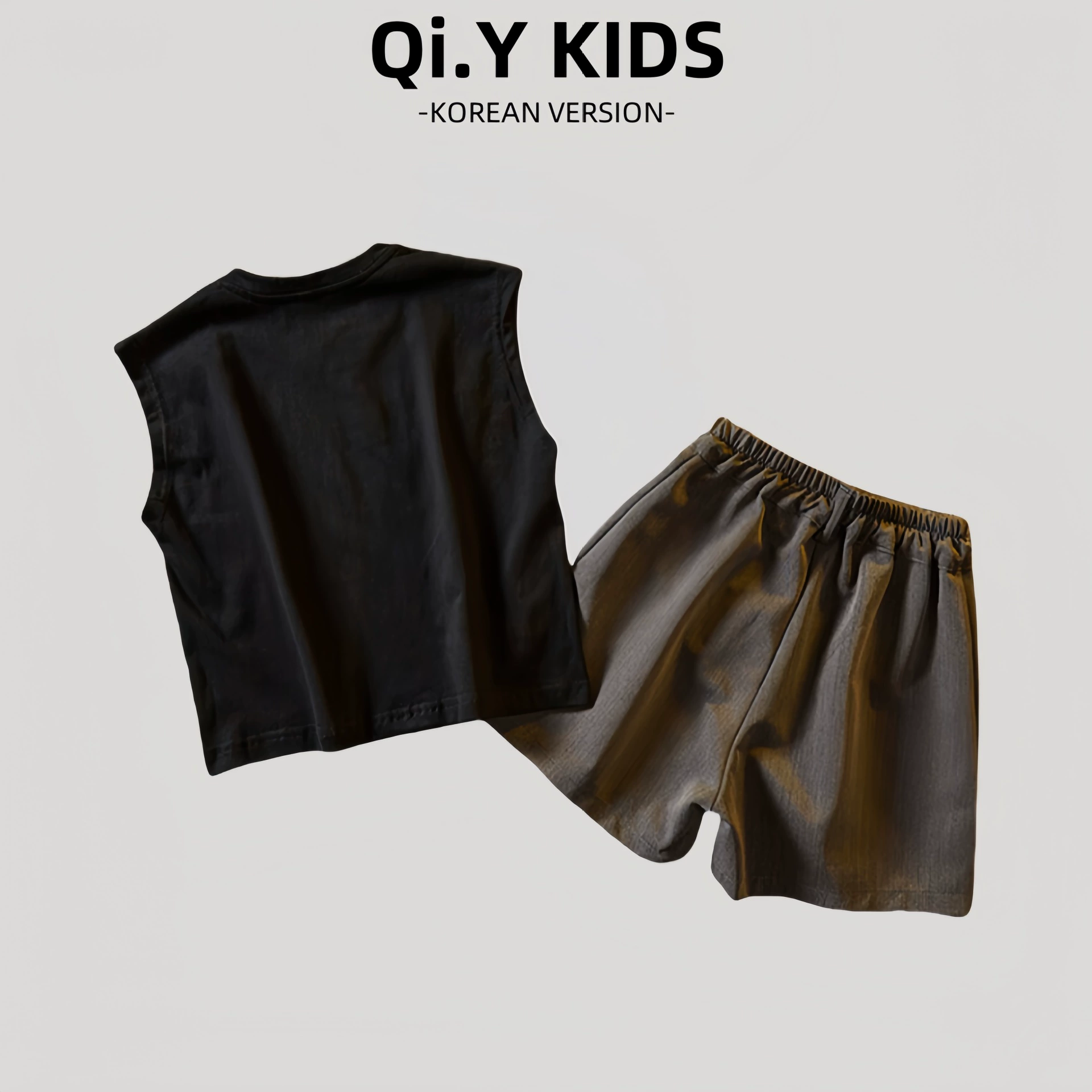 Children's sleeves sleevless, summer set, thin vest for boys