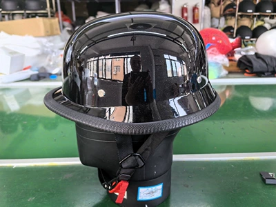 Helmet, Motorcycle Cruising Half Helmet, Motorcycle Safety Supplies - starry-black-m57-58cm