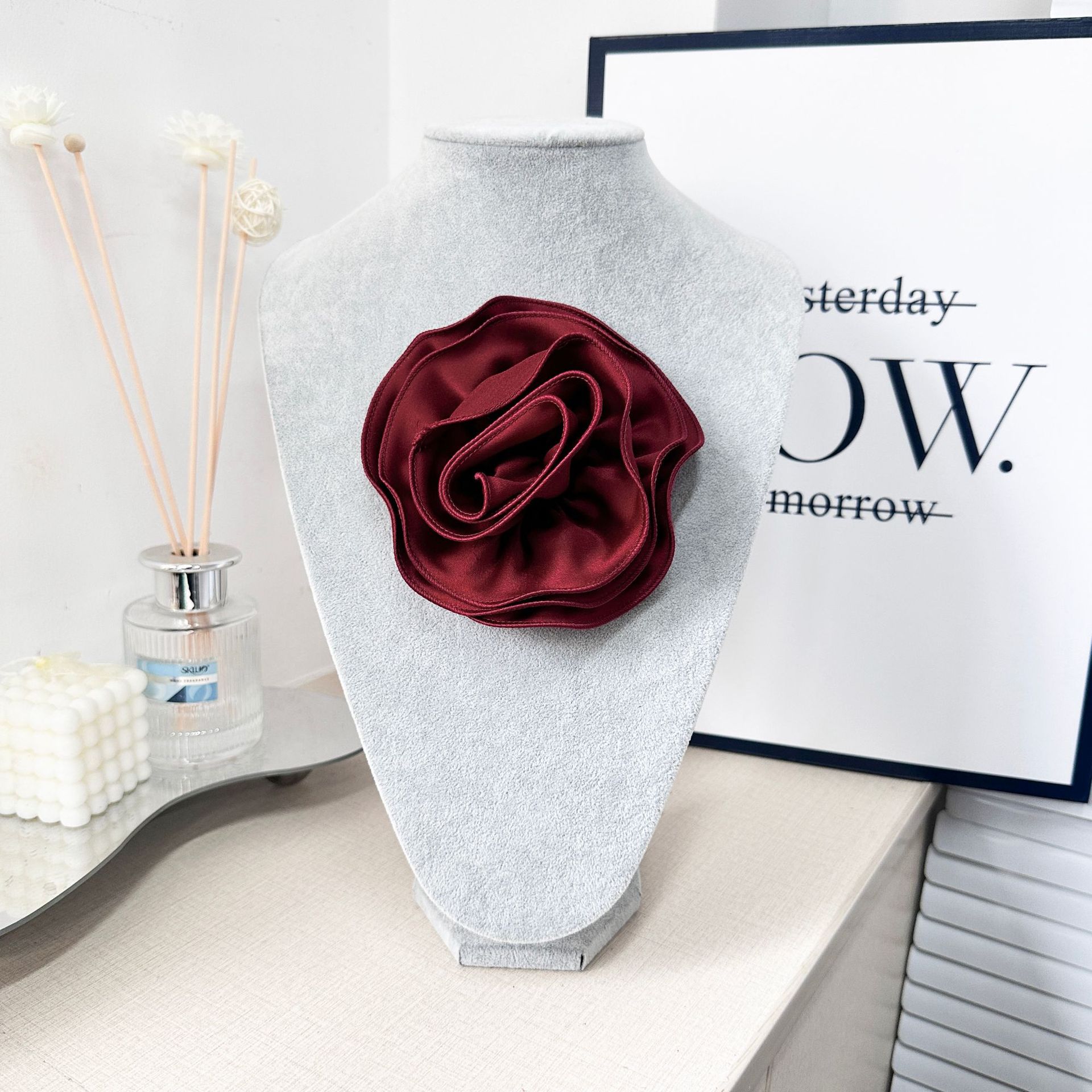 Flores hechas a mano irregulares crimpados accesorios de ropa transfronterizos calientes flores estereoscópicas zapatos sombreros bolsos accesorios de vestido