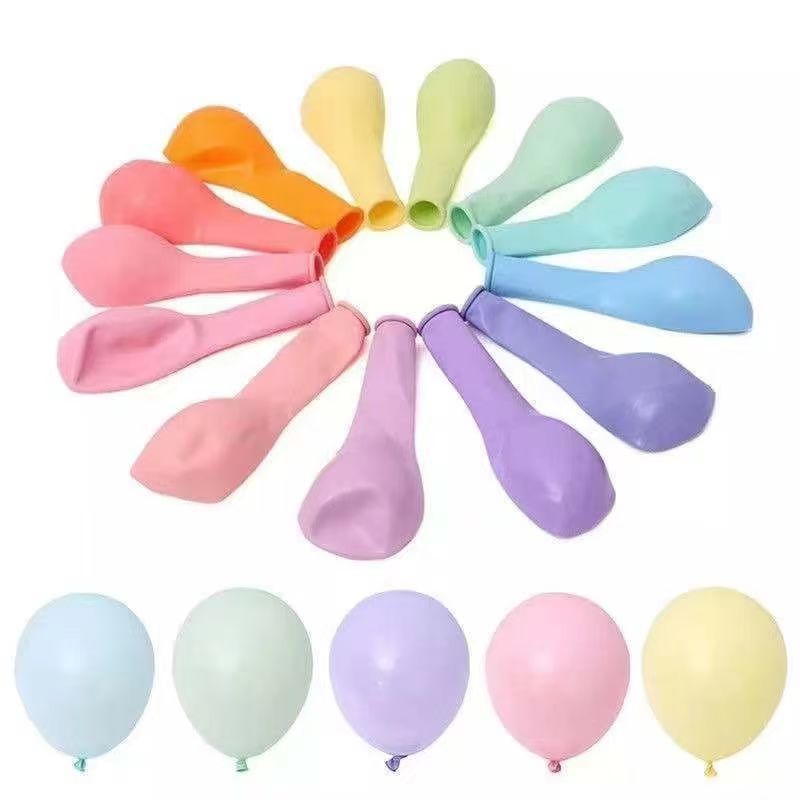 10 pulgadas macarón globos al por mayor 50 decoración de la habitación de boda fiesta de cumpleaños bar KTV diseño grueso a prueba de explosiones