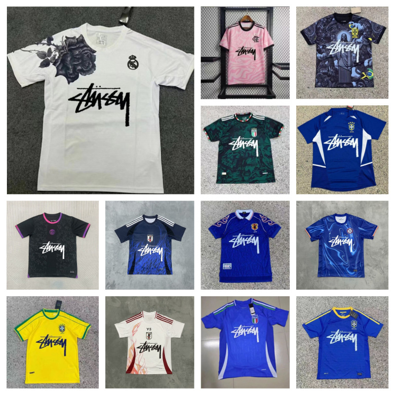 24 European Cup Football Suit Brazil Italy Training Suit Stuxi Clothing Cross-border One-Piece Football Suit