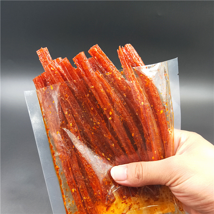 Shiguang Youwei Spicy Strip Large Pieces Spicy Skin 125g Gluten-Free Snack Street Stall Nostalgic Internet-Famous Spicy Strip Small Snacks Wholesale
