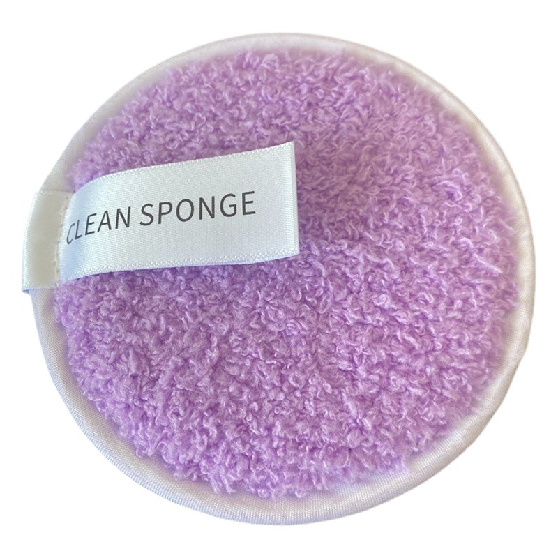 Wholesale lazy face washing makeup remover cotton pad cross-border microfiber makeup remover puff pineapple Plaid face washing puff facial cleansing puff
