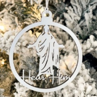 �羳��ƷLove Like Jesus Christmas Ornament��Ү�dһ�Ӑ��}�Q�b