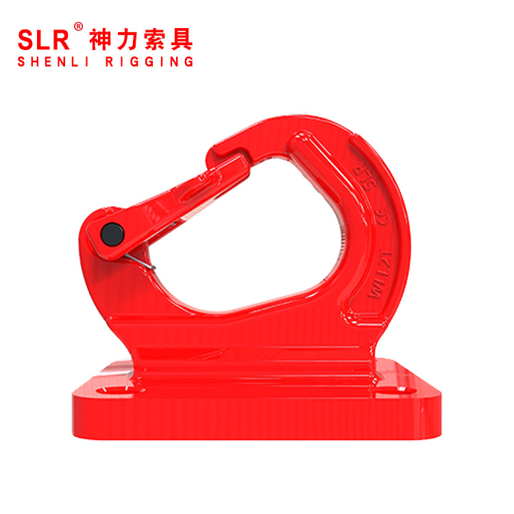 神力索具 80级合金钢带底座焊接钩 起重吊装拖钩 焊接挂钩