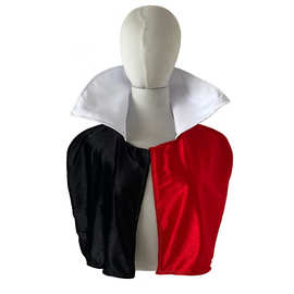 桃心皇后儿童cosplay服装 爱丽丝梦游仙境 红心皇后金丝绒披风