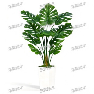 Artificial Monstera Potted Plant �����~��������
