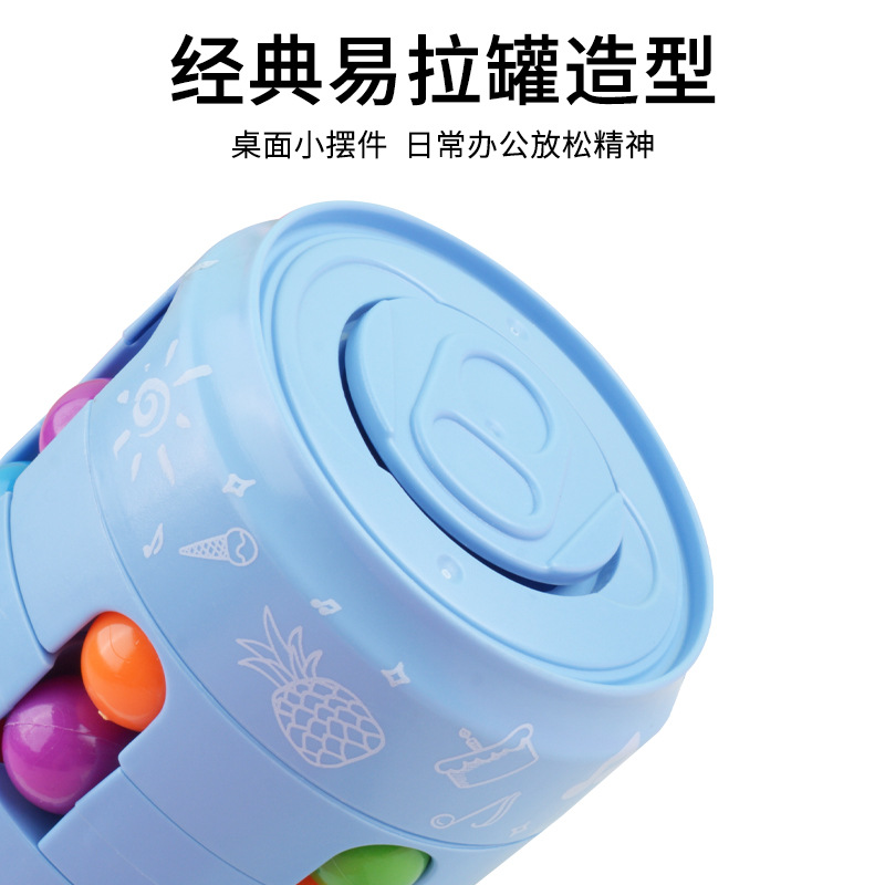 Tiktok popular desarrollo de inteligencia para niños artefacto de descompresión dedo giroscopio puede cubo juguete educativo