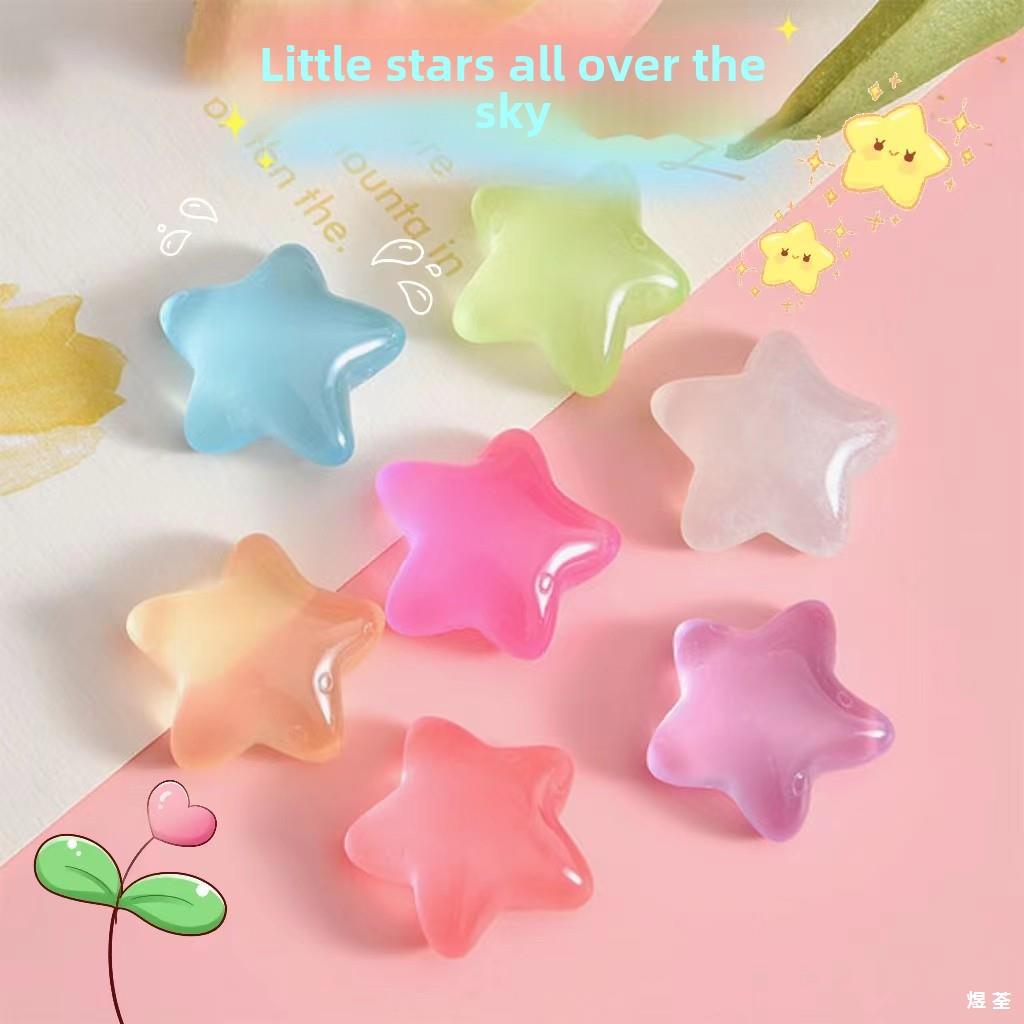 Luminous Little Stars Kidsren's Girly Heart Room Decoration Interior Decoration Stickers Wall Starry Sky Ornaments DIY Accessories