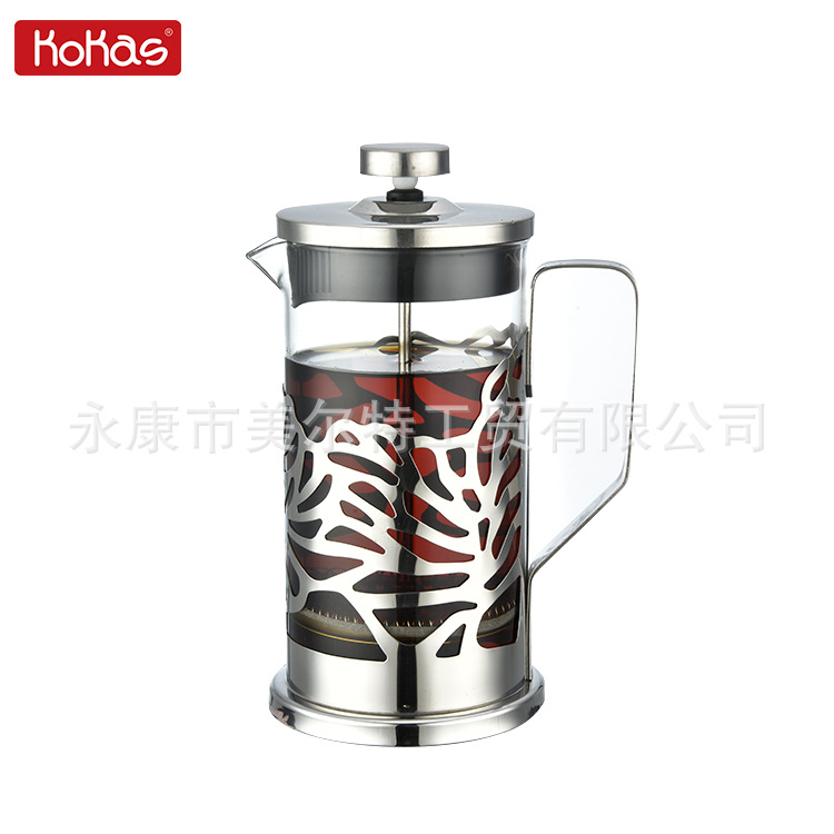 Cafetera Prensa Francesa de Vidrio de Borosilicato Alto para Hogar image 4