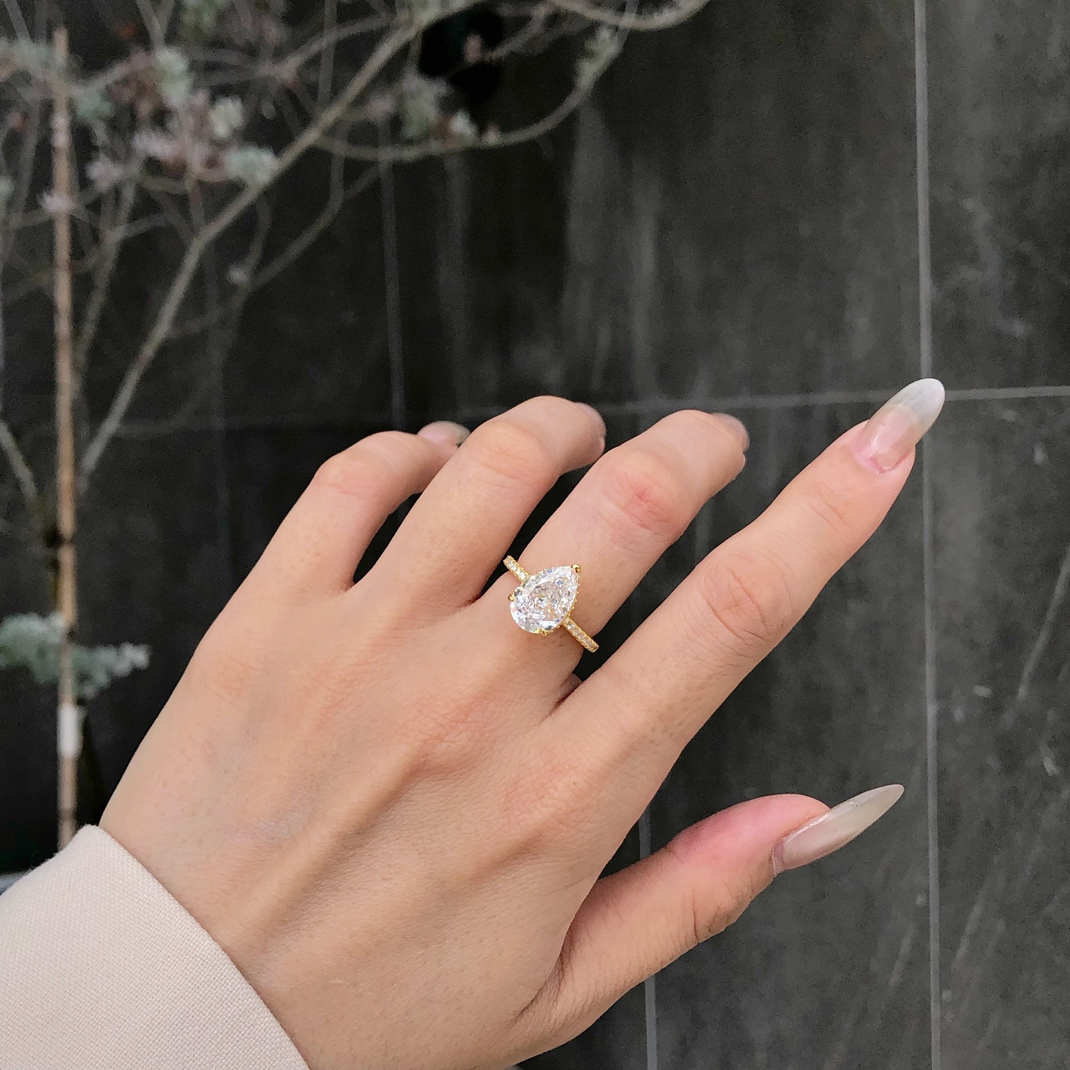 6g Weight Zircon Inlay Material Rings Classification 1 Piece Quantity Holiday, Daily Occasion 925 Sterling Silver Material Water Droplets Pattern Women's Gender Inlay Design Simple Style, Classic Style Style 925 Sterling Silver Zircon Water Droplets Rings 6