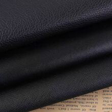 黑色十字文荔枝纹皮100纹DlY头层牛皮材文具皮带箱包皮料厂家批发