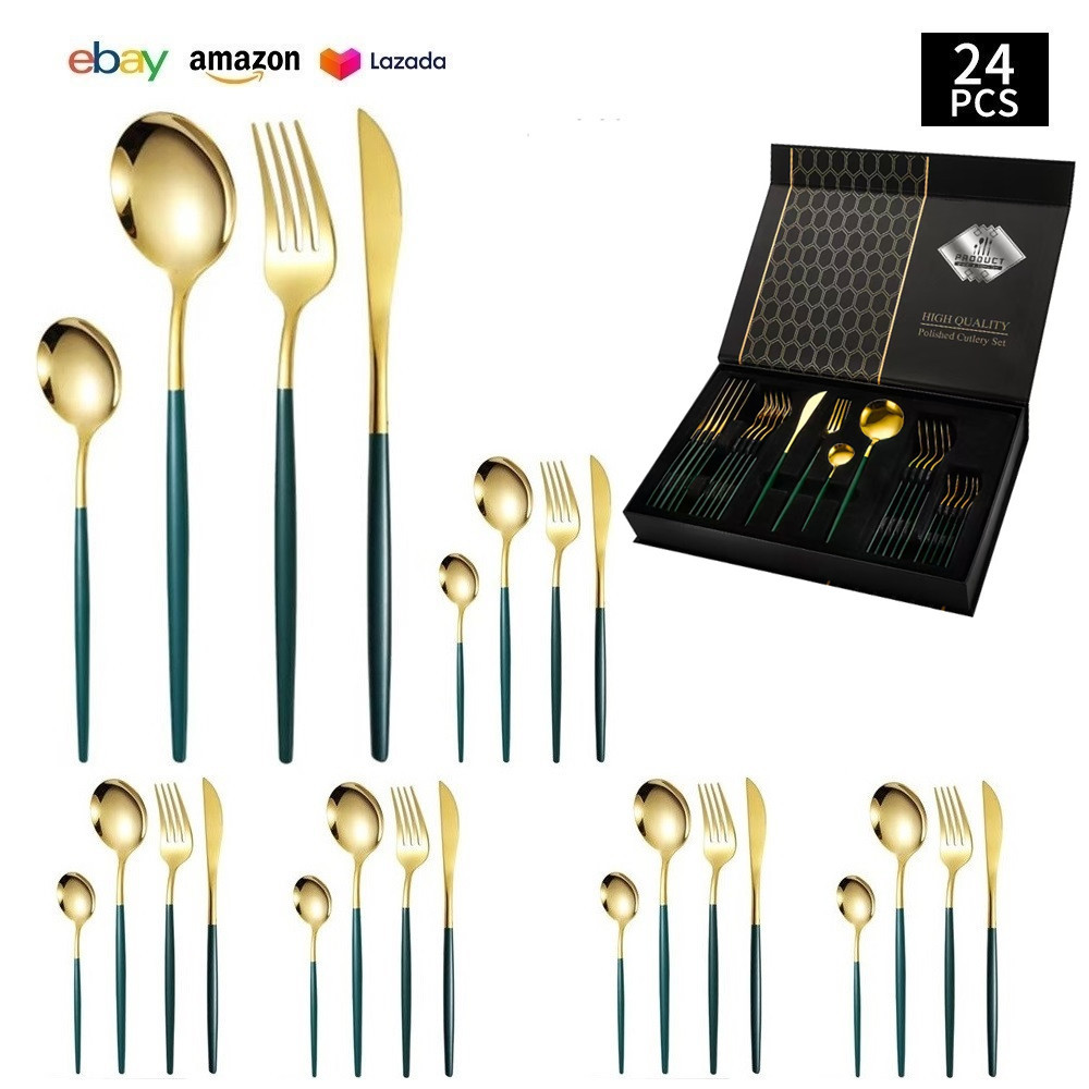 다크그린골드 [24PCS] 대형 플립박스 D