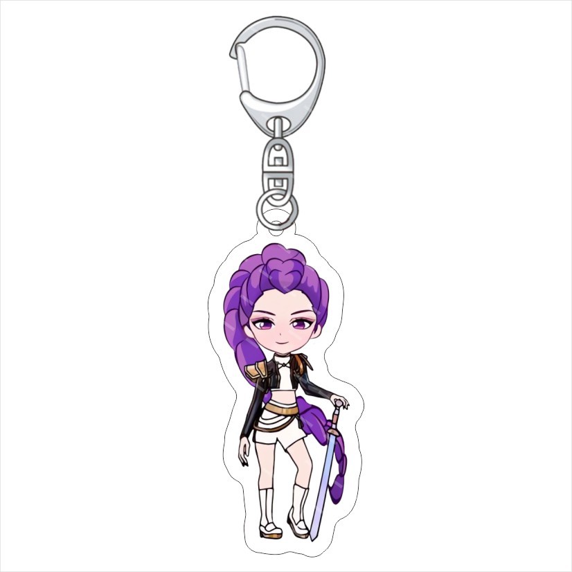 K-POP: Caza Brujas Colgante acrílico KPop Demon Hunters Keychain acrílico