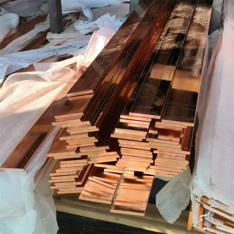 T2紫铜排现货供应 配电柜导电紫铜排 40*4接地铜排 汇流铜排