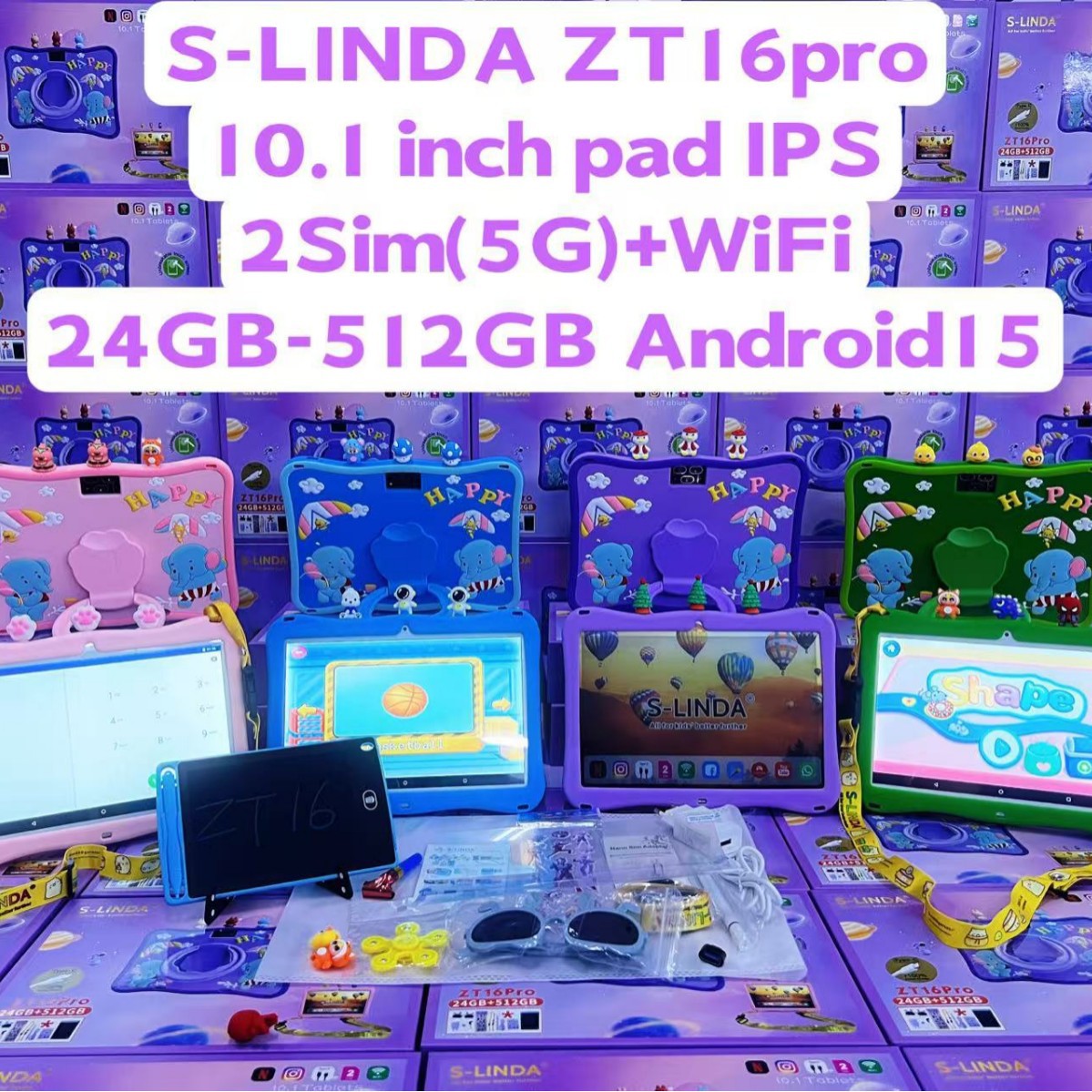 Overseas Popular 10.1-Inch Android Tablet Cross-Border Tablet Computer Factory Direct Supply