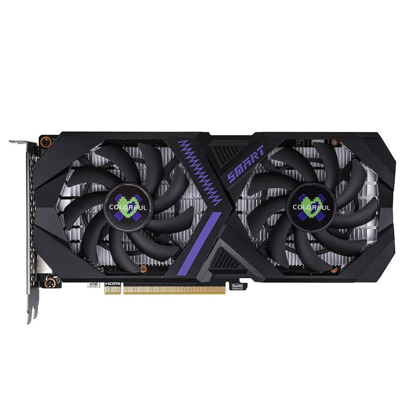 Видеокарта (Seven Rainbow) GeForce RTX 3050, 6 ГБ GDDR6, двухвентиляторная