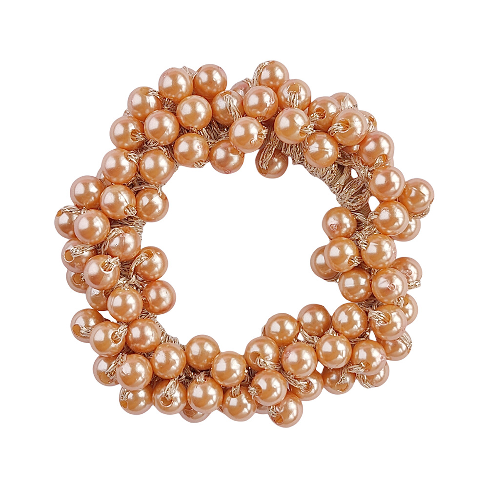 22g Weight Hair Tie Hair Accessories Type 1 Piece Quantity Holiday, Daily Occasion Artificial Pearl Material Geometric Pattern Women's Gender Elegant Style Women's Elegant Lady Geometric Artificial Pearl Hair Tie 12