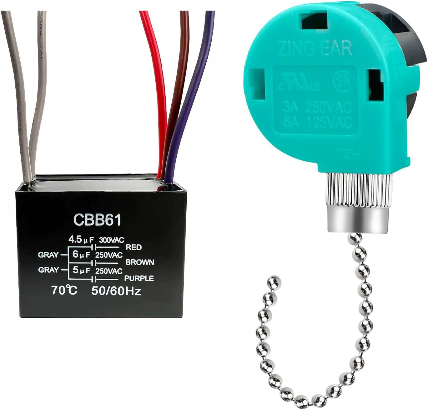 Вытяните провод тянуть переключатель для настенного светильника вентилятор лампа молния переключатель 3 конденсатора вентилятор потолочный вентилятор лампа регулятор скорости конденсатор