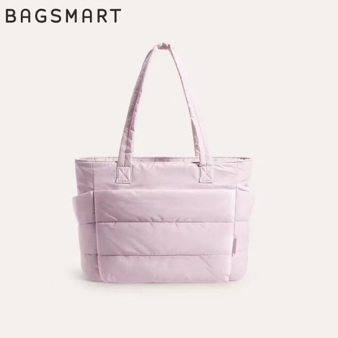 Shoulder Bag Women 2025 New Large Capacity Tote Bag Lightweight Fluffy Shoulder Bag Handbag with Compartment