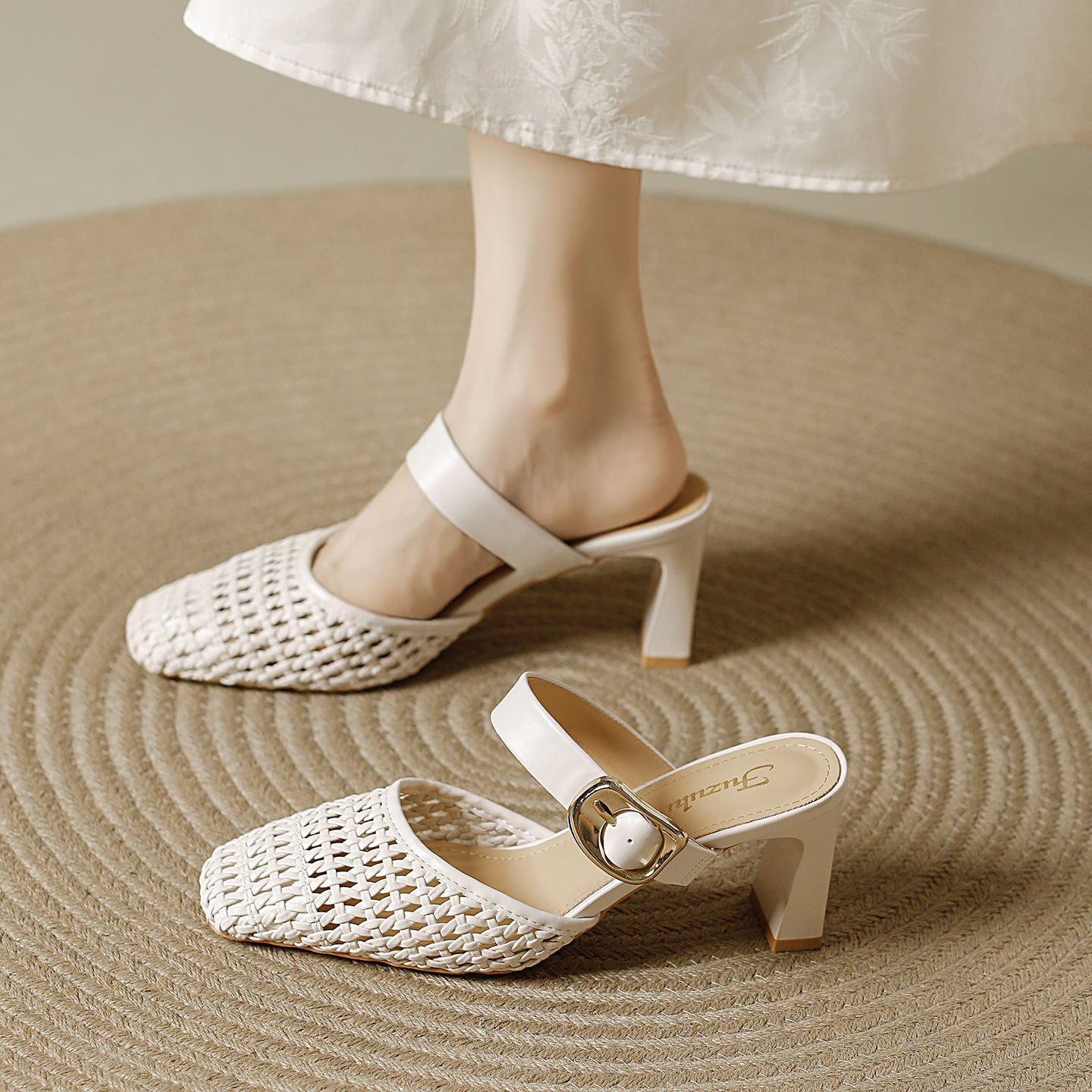 Woven summer sandals