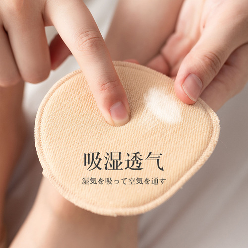 Ice silk split-toe socks for women with super shallow mouth invisible forefoot half socks summer thin padded five-finger sandal socks
