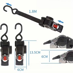 新版自动回收松紧拉紧器temu热卖旧款4pc