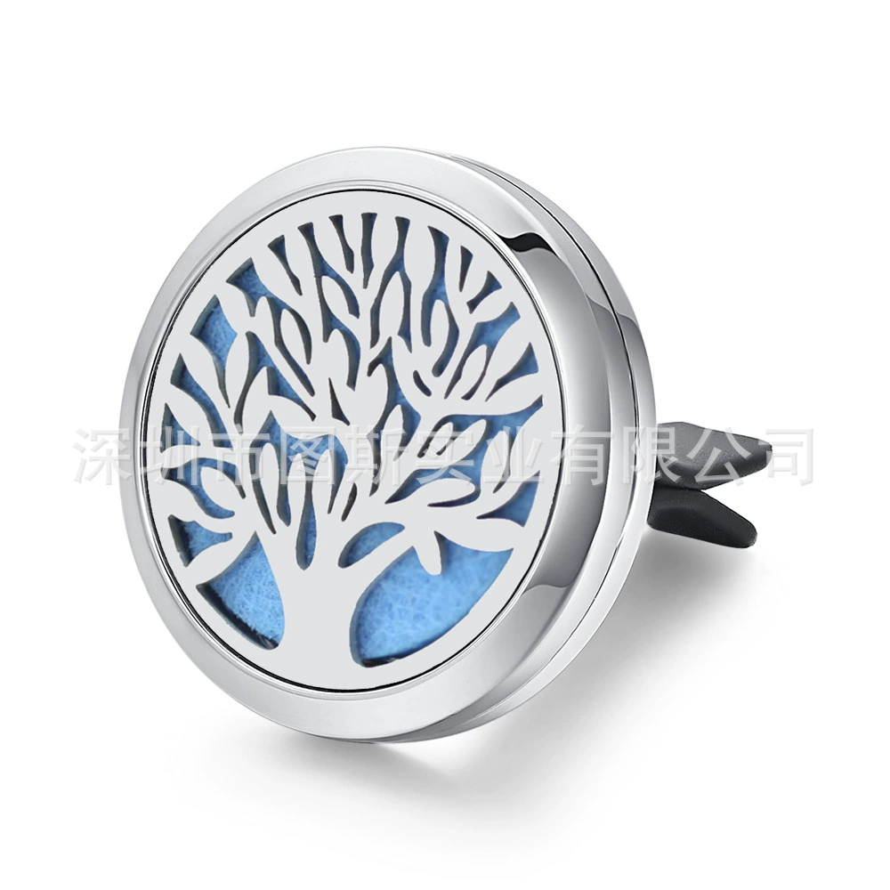 Трансграничные Производители горячая Распродажа 30 мм круглый из нержавеющей стали полые духи ароматерапия автомобильный Кондиционер на выходе воздуха клип