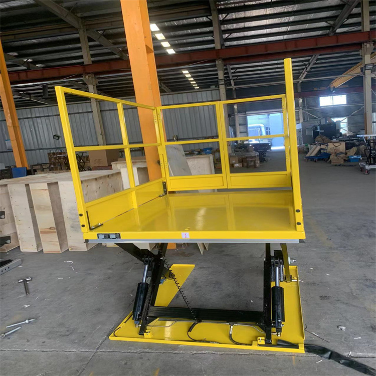 森嘉 液压升降平台 2吨固定剪叉升降机 电动液压5吨升降台
